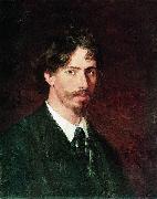 Ilya Yefimovich Repin Self-portrait. Sweden oil painting artist